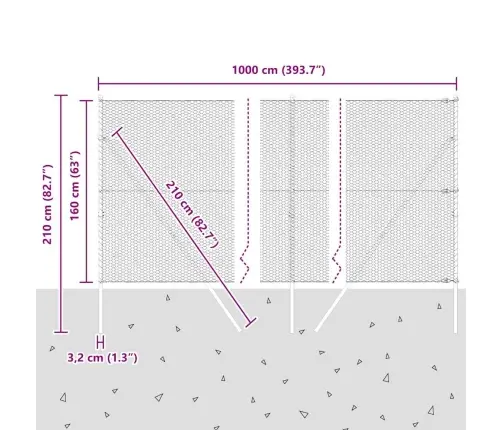 Aiapost Hõbedane 10 X 1,6 M (25 Mm Silmus) Teras
