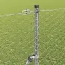 Sešstūra Žogs 1.6X10 M Cinkota Tērauda Vidaxl