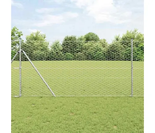 Sešstūra Žogs 1.4X25 M Cinkots Tērauds Vidaxl