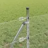 Tvora Su Stulpais Sidabro 0.6 X 50 M Pvc Dengtas Plienas