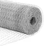 Tvora Su Stulpais Sidabro 0.8 X 50 M Pvc Dengtas Plienas