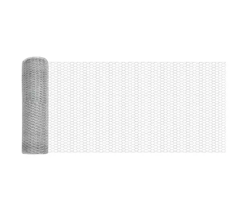 Tvora Su Stulpais Sidabro 0.8 X 50 M Pvc Dengtas Plienas