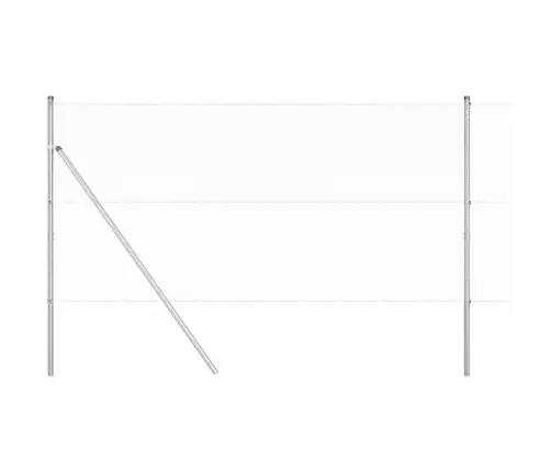 Tvorelės Stulpas Sidabro 50 X 1 M (13 Mm Tinklas) Plienas