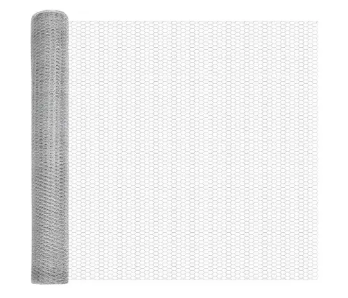 Sešstūra Žogs 1.6X50 M Galvanizēts Tērauds Vidaxl Sešstūra Žogs 1.6X50 M Galvanizēts Tērauds Vidaxl