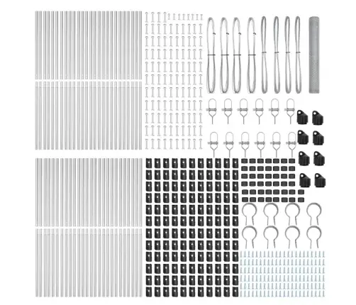 Sešstūra Žogs 1.2X100 M Cinkots Tērauds Vidaxl