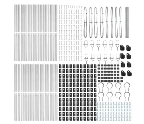 Sešstūra Žogs 1.6X100 M Cinkots Tērauds Vidaxl