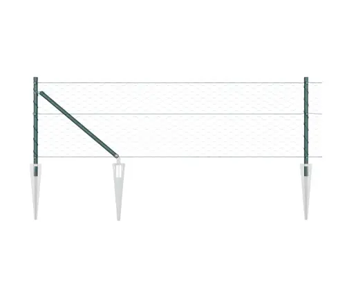 Heksožu Žogs Zaļš 0.6X10 M Tērauds Vidaxl