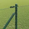 Vidaxl Heksagonālais Žogs Zaļš 1.4X10 M Tērauds