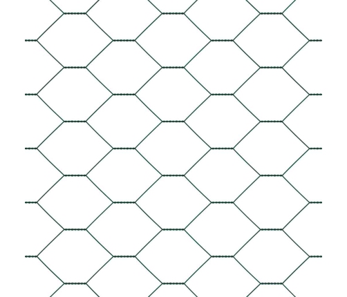 Tvora Su Stulpais Žalia 1.5 X 10 M Pvc Dengtas Plienas