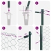 Tvora Su Stulpais Žalia 0.5 X 25 M Pvc Dengtas Plienas