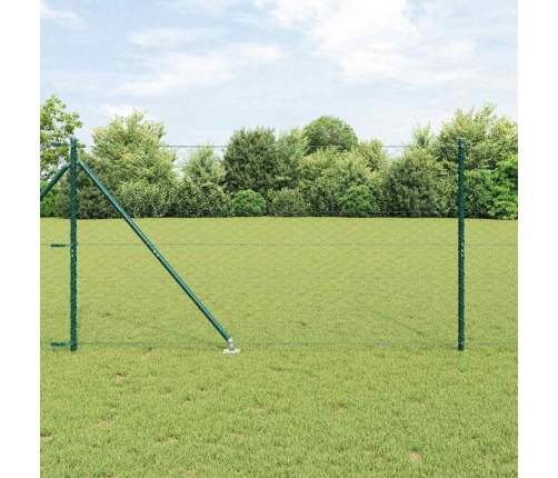 Hekta Žogs Zaļš 1.4X25 M Tērauds Vidaxl