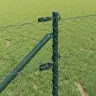Heksagona Žogs Zaļš 0.6X100 M Tērauds Vidaxl