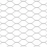 Hexagona Žogs Pelēks 0.4X10 M Tērauds Vidaxl