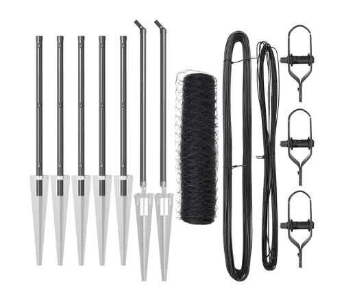 Tvorelės Stulpas Pilka 10 X 0,5 M (36 Mm Tinklas)