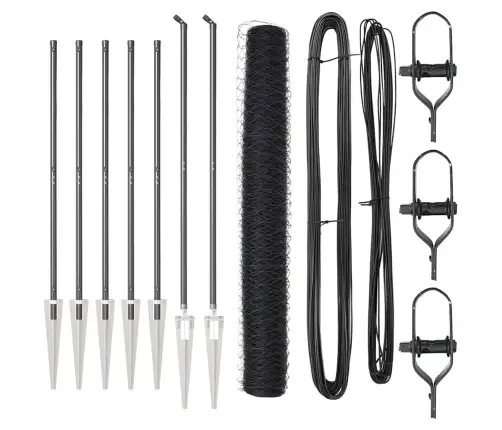 Aiapost Hall 10 X 1,2 M (36 Mm Võrk) Terased Ja Pvc