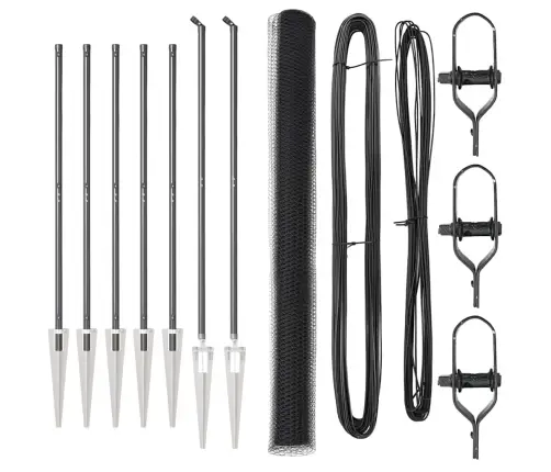 Aed Koos Postidega Hall 1.5 X 10 M Pvc Kaetud Teras