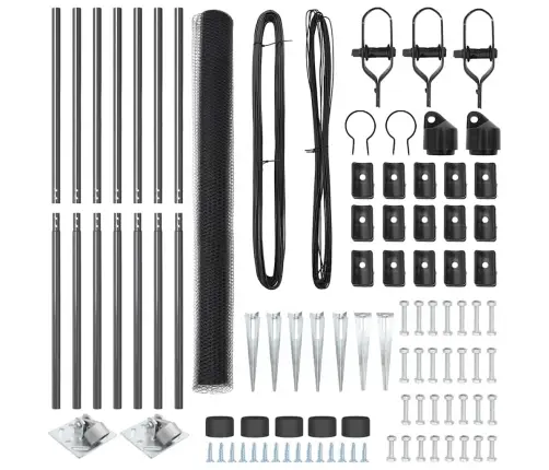 Aed Koos Postidega Hall 1.6 X 10 M Pvc Kaetud Teras