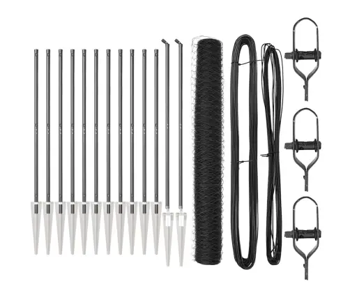 Žogu Komplekts 2 Gabali Pelēks Metāls 25 X 1.2 M Izturīgs Vidaxl Žogu Komplekts 2 Gabali Pelēks Metāls 25 X 1.2 M Izturīgs Vidaxl