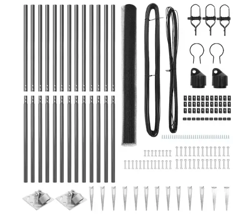 Aiapost Hall 25 X 1,5 M (25 Mm Võrk) Teras