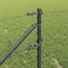 Heksagona Žogs Pelēks 0.6X50 M Tērauds Vidaxl