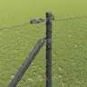 Sešstūra Žogs Pelēks 1.2X50 M Tērauds Vidaxl