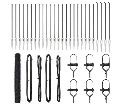 Aiapost Hall 50 X 1,4 M (36 Mm Võrku) Terased Ja Pvc