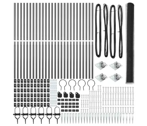 Tvorelės Stulpas Pilka 50 X 1,5 M (25 Mm Tinklas)