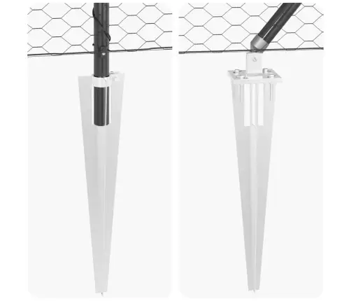 Heptagon Žogs Pelēks 1.6X50 M Tērauds Vidaxl