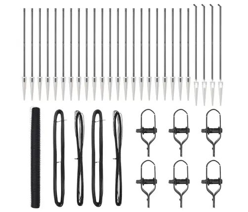 Heptagon Žogs Pelēks 1.6X50 M Tērauds Vidaxl