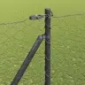 Sešstūris Žogs Pelēks 1.6X50 M Tērauds Vidaxl