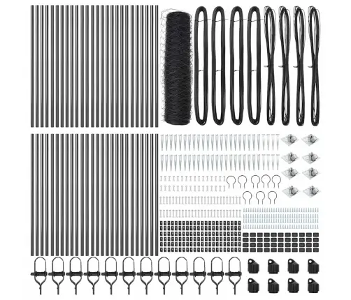 Aiapost Hall 100 X 0,4 M (50 Mm Mesh) Terased Ja Pvc