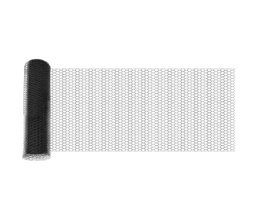 Sešstūra Žogs Pelēks 1X100 M Tērauds Vidaxl