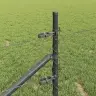 Hexagon Fence Pelēks 1X100 M Tērauds Vidaxl