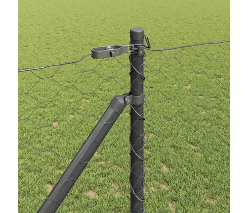 Aed Koos Postidega Hall 1.4 X 100 M Pvc Kaetud Teras Aed Koos Postidega Hall 1.4 X 100 M Pvc Kaetud Teras