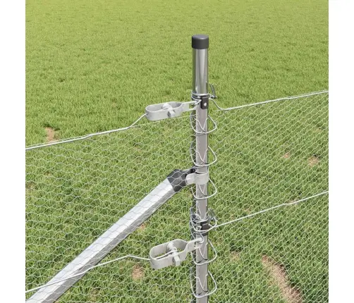 Aiapost Hõbedane 10 X 0,5 M (13 Mm Võrgu) Teras