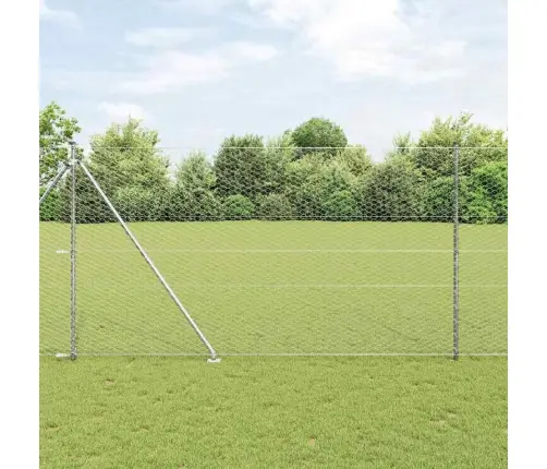 Sešstūra Žogs 1.5X10 M Cinkots Tērauds Vidaxl