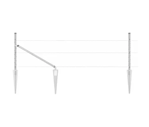 Žogu Komplekts 2 Gab. Komplekts Galvanizēts Tērauds 25 X 0.5 M Vidaxl