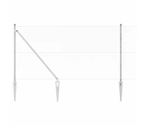 Žogu Komplekts 2 Gabali Cinkots Tērauds 25 M Izturīgs Vidaxl