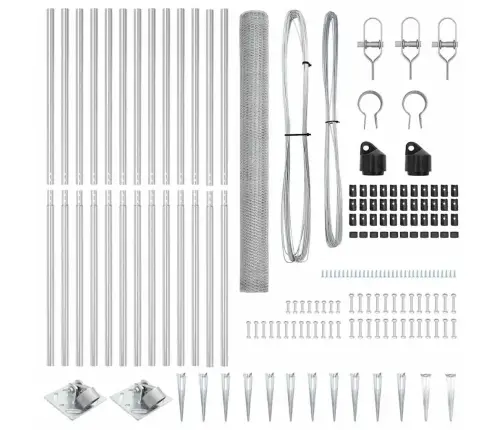 Sešstūra Žogs 1.6X25 M Cinkots Tērauds Vidaxl
