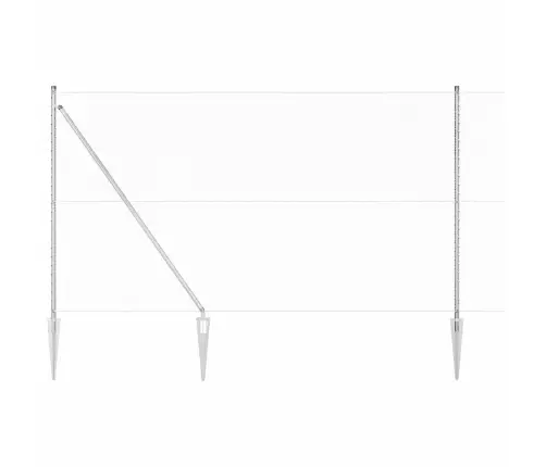 Sešstūra Žogs 1.6X25 M Cinkots Tērauds Vidaxl