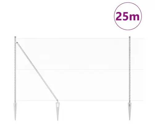 Sešstūra Žogs 1.6X25 M Cinkots Tērauds Vidaxl