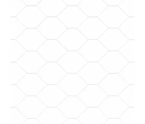 Heptagonālais Žogs 0.4X50 M Cinkota Tērauda Vidaxl