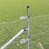 Sešu Stūru Žogs 0.5X50 M Galvanizētā Tēraudā Vidaxl