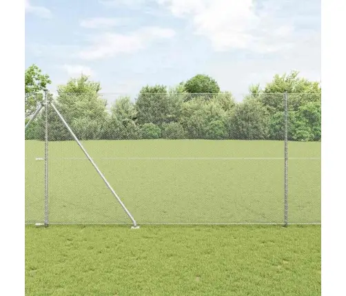 Sešstūra Žogs 1.5X50 M Galvanizēts Tērauds Vidaxl