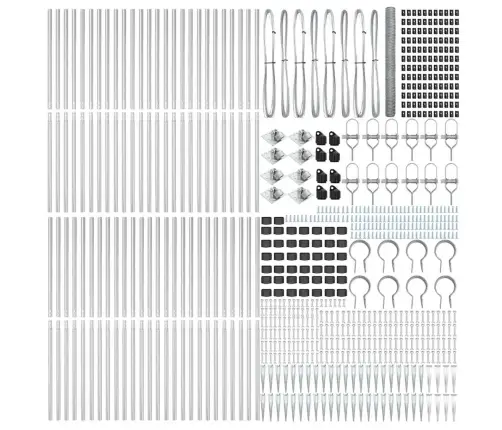 Aiapost Hõbedane 100 X 1,6 M (36 Mm Võrgu) Teras