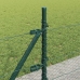 Sešstūrainais Žogs Zaļš 0.4X10 M Tērauds Vidaxl