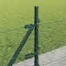 Sešstūrainais Žogs Zaļš 0.4X10 M Tērauds Vidaxl