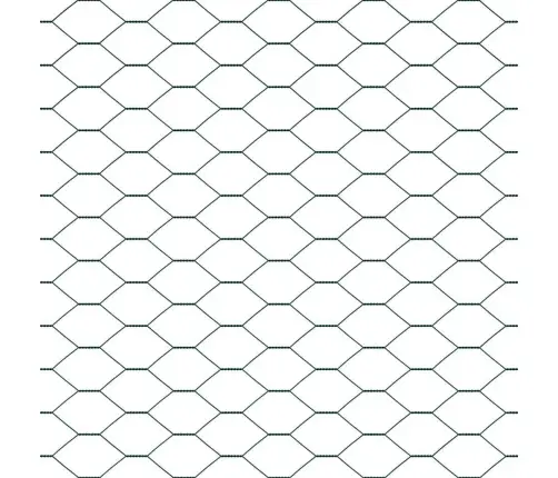 Aed Koos Postidega Roheline 0.5 X 10 M Pvc Kaetud Teras