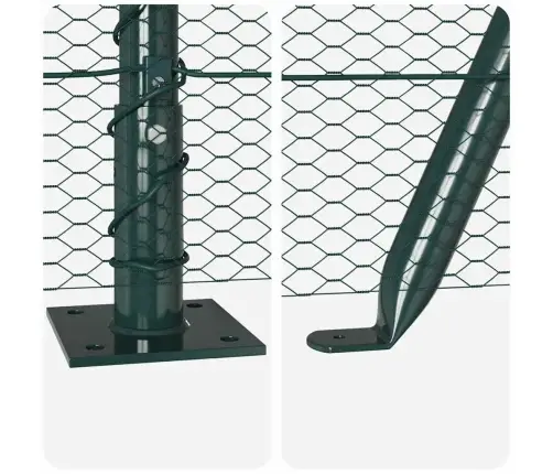 Tvorelės Stulpas Žalia 10 X 0,6 M (13 Mm Tinklelis)