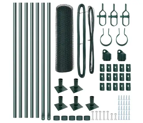 Tvorelės Stulpas Žalia 10 X 0,6 M (25 Mm Tinklelis)
